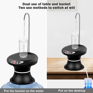 PORTABLE AUTOMATIC DRINKING WATER BOTTLE PUMP DISPENSER