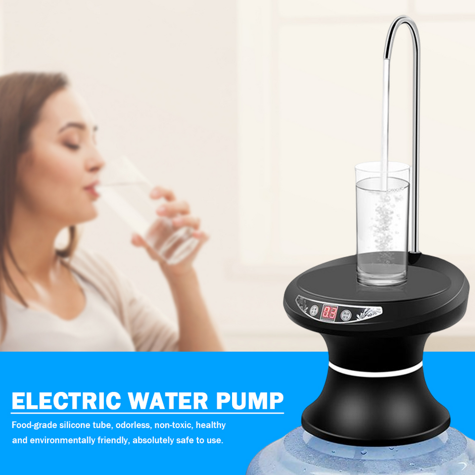 PORTABLE AUTOMATIC DRINKING WATER BOTTLE PUMP DISPENSER