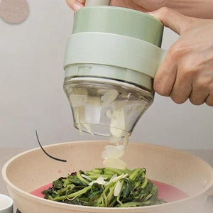 4-In-1 Rechargeable Vegetable Cutter